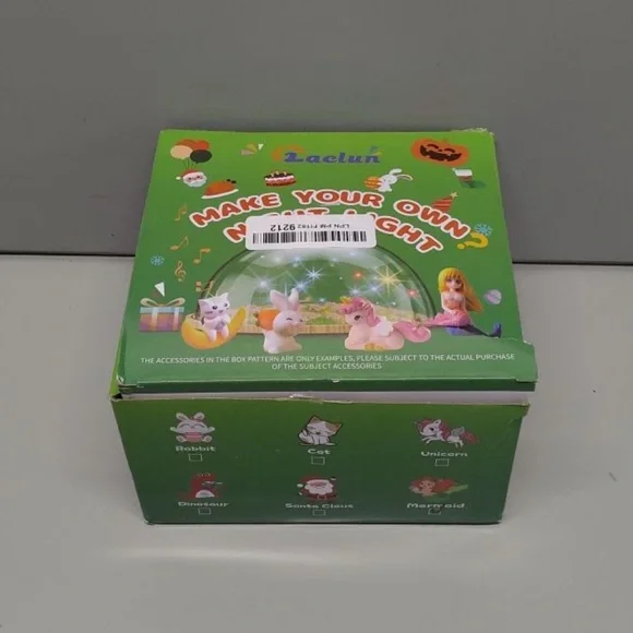 DIY Mermaid Night Light Craft Kit Kids Arts & Crafts Light Up Toy Gift NEW - Picture 2 of 2